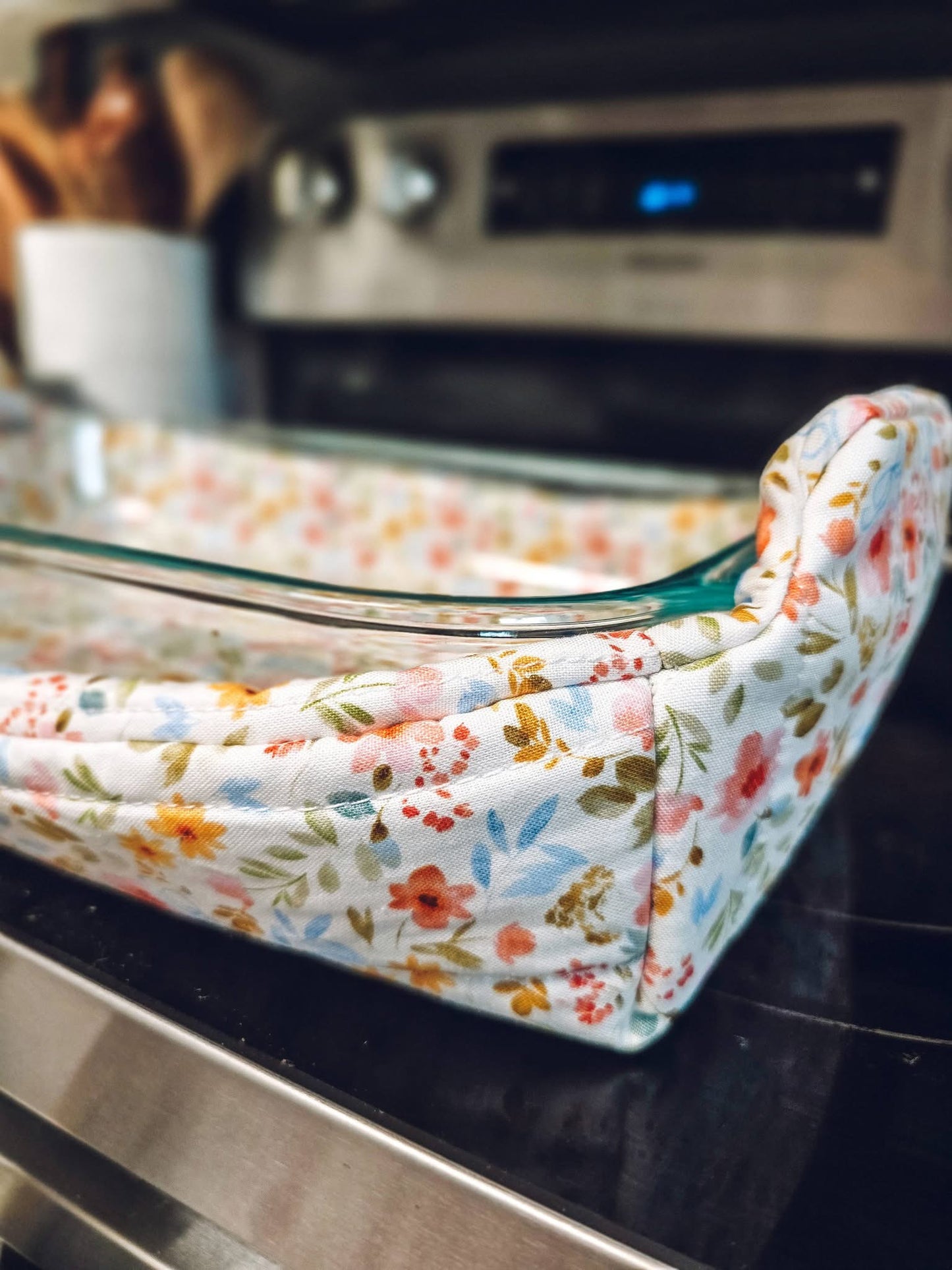 Cutie Chicken potholder and Casserole dish set