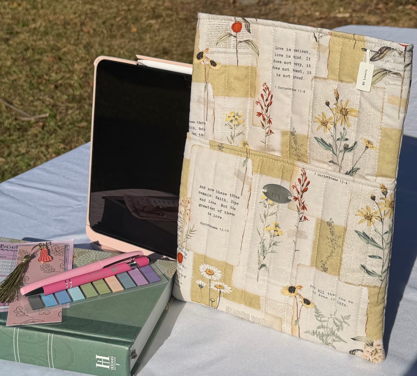 Large Scripture Book/Ipad Sleeve