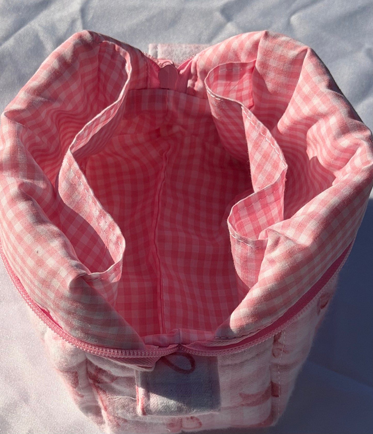 Pink Bow Small Boxy Bag