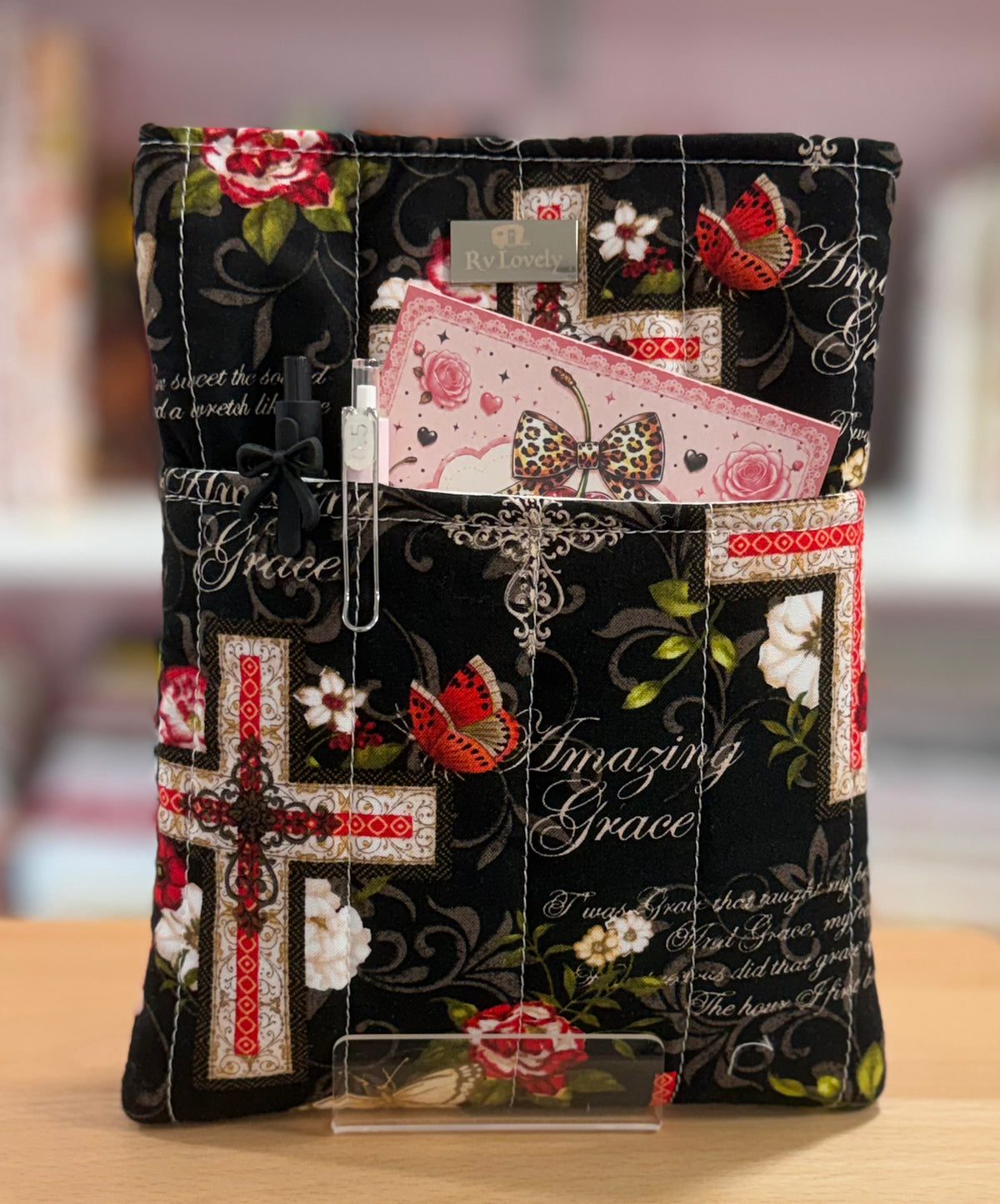Faith, Butterflies and Bloom Small Kindle and Book Sleeve