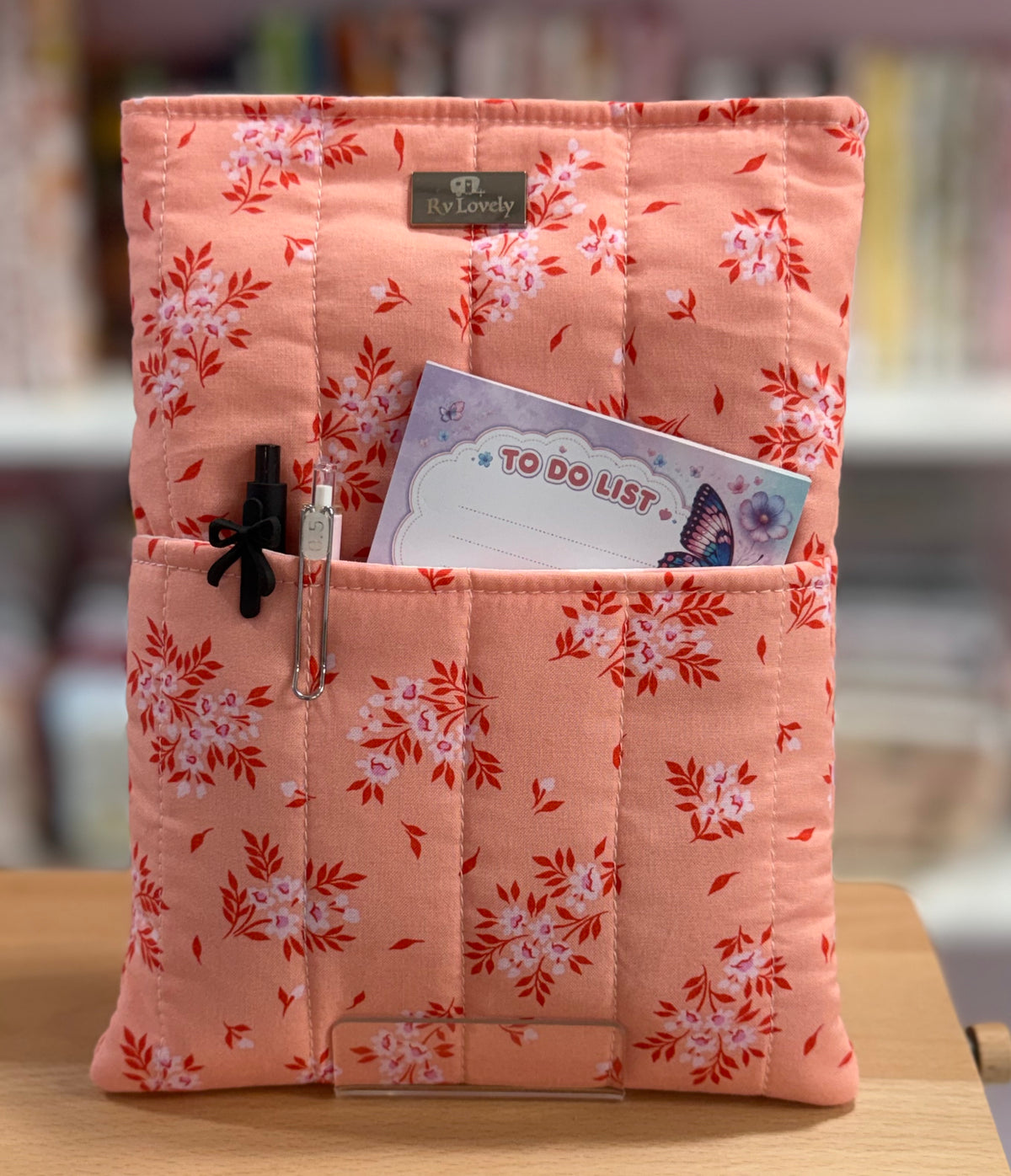 ๐ธ Peach Blossom Medium Book Sleeve