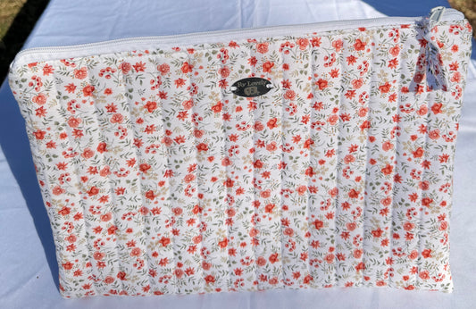 Coral Red Cluster Laptop Sleeve