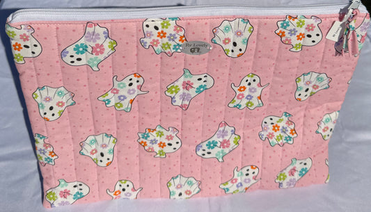 Pink Ghost Laptop Sleeve