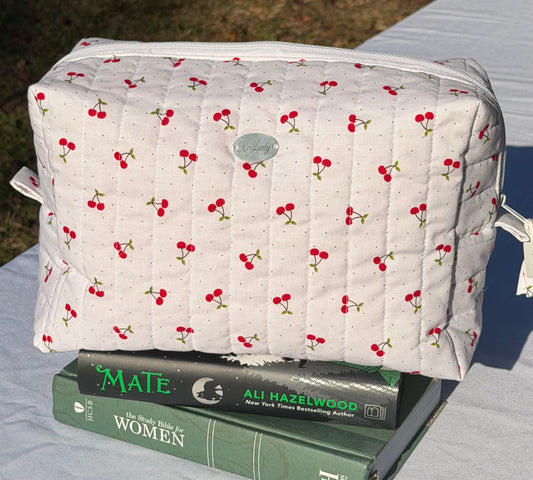 Large Cherry Boxy Bag