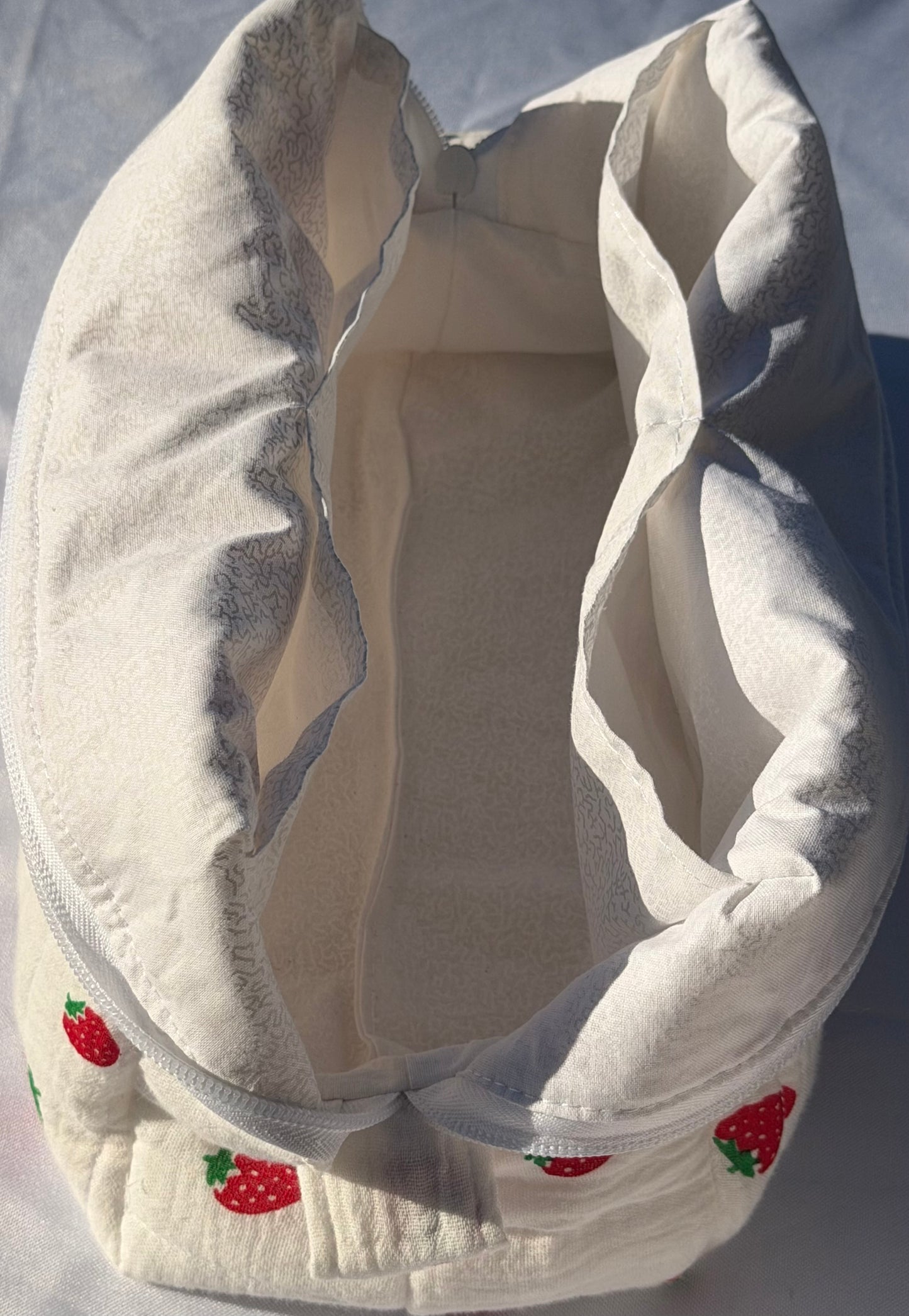 Medium Strawberry Boxy Bag