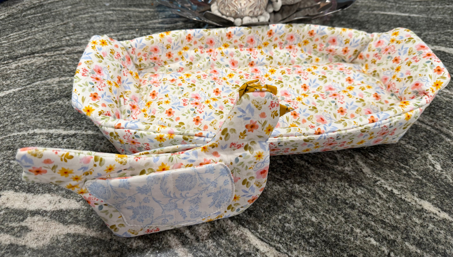 Cutie Chicken potholder and Casserole dish set