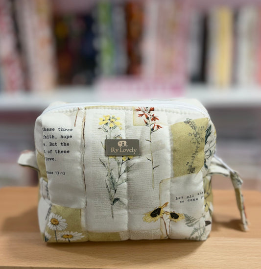 Small Faith, Hope & Bloom Boxy Bag