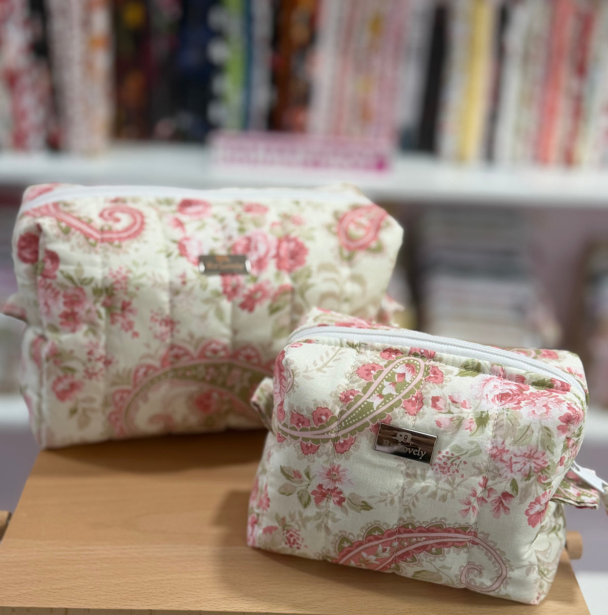 🌸 Rosy Vintage Boxy Bag Set